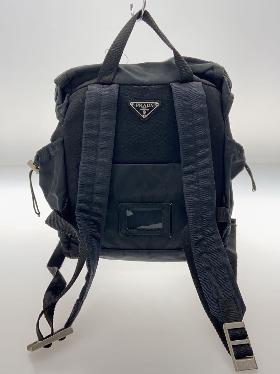 PRADA Backpack Nylon BLK Solid - image 3