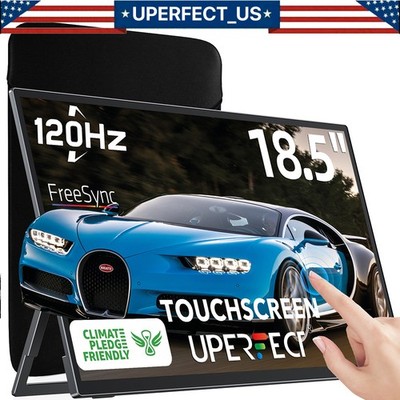 UPERFECT 18.5'' 120Hz Touch Portable Monitor FreeSync HDR Gaming Monitor for PS5
