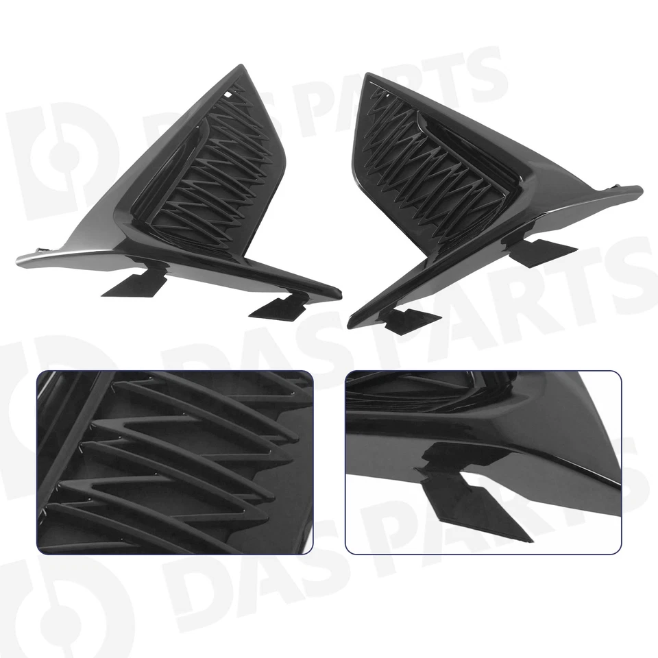 For 2021-24 LEXUS IS300 IS350 F-SPORT Bumper Lower Grille Fog Light Covers L&R Foto 4 de 4