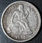 1877-S SEATED LIBERTY DIME