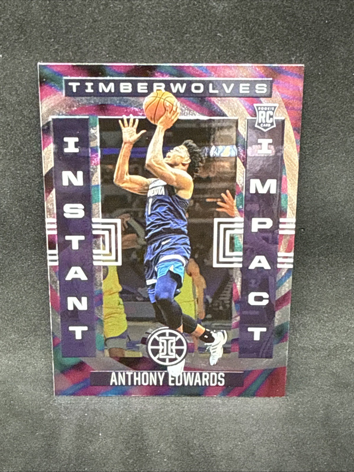 2020-21 Panini Illusions - Instant Impact Anthony Edwards #7 (RC)