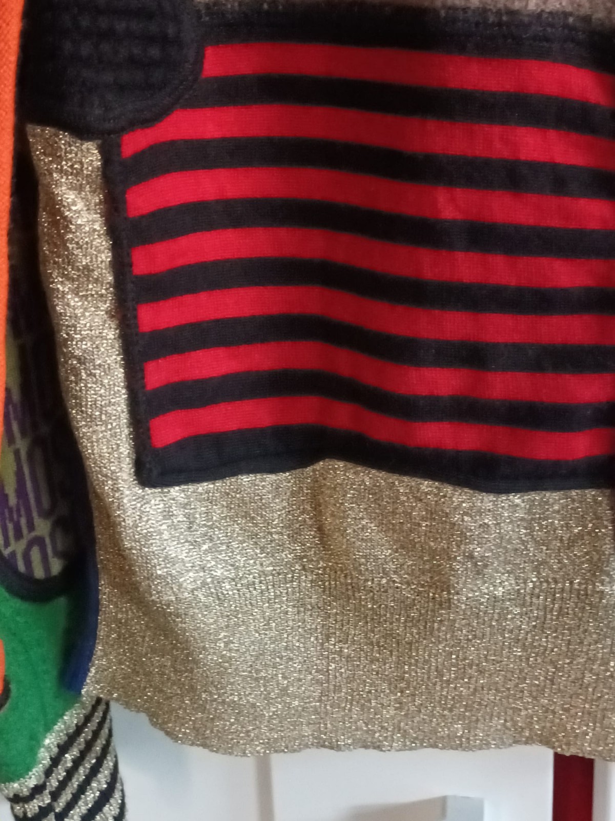 Moschino Multicolor Patchwork Sweater SizeS Desig… - image 17