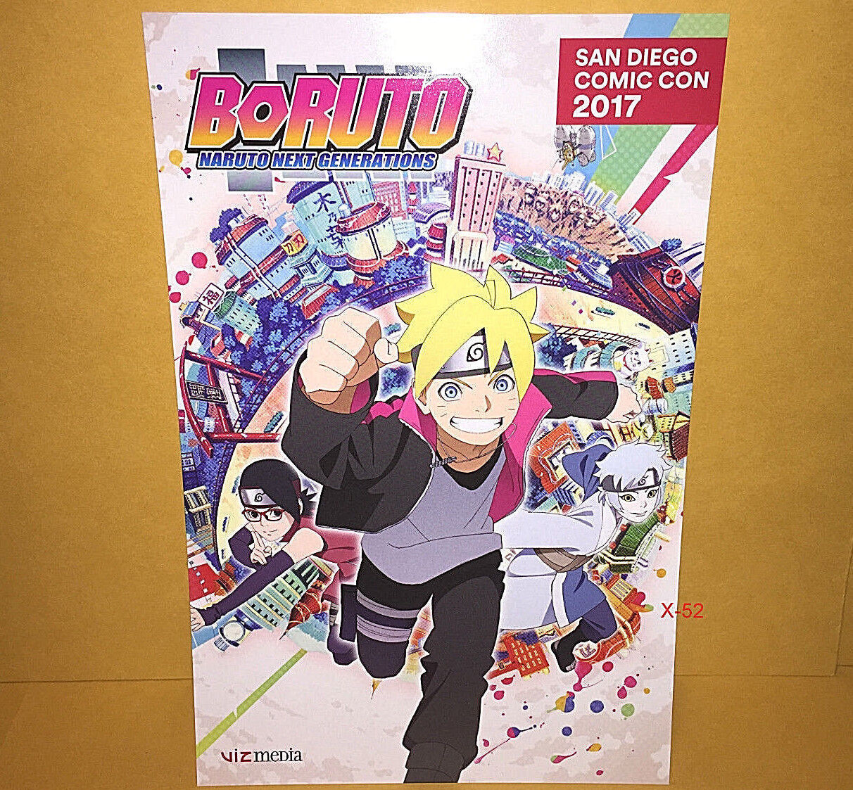 SDCC 2017 EXCLUSIVE VIZ MEDIA BORUTO NARUTO NEXT GENERATION DOUBLE