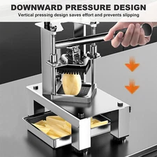 Commercial French Fry Cutter Potato Cutter Slicer Vegetable Fruit Dicer Chopper