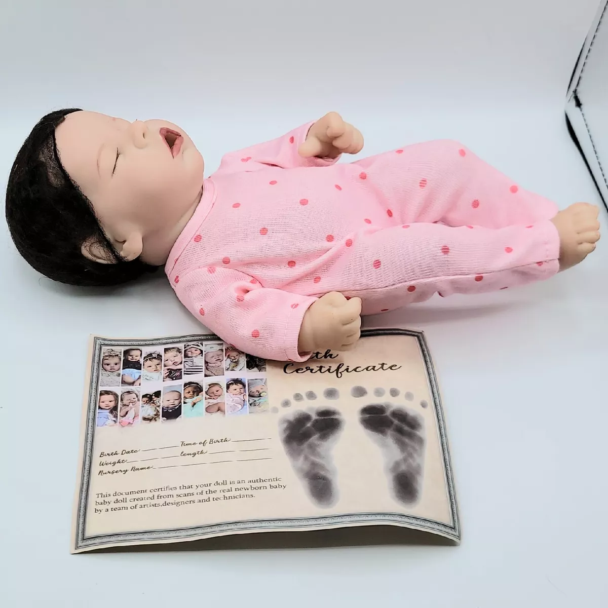  JIZHI Lifelike Reborn Baby Dolls - 17-Inch Soft Body