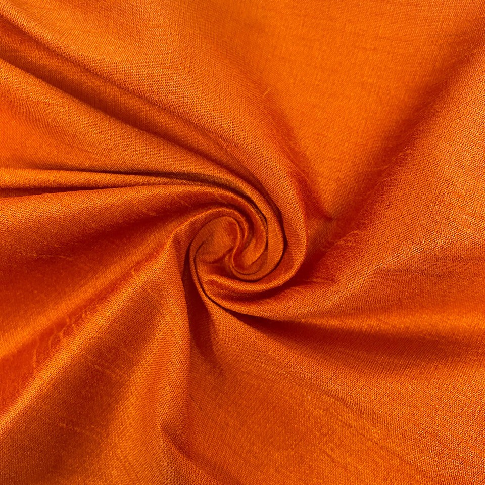 Dupioni Shantung Jean in Red Orange main image 1