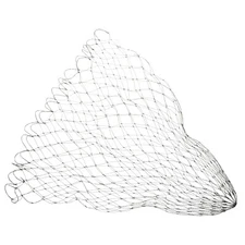 Fishing Net Replacement Fish Landing Net Replacement Mesh Dia 17.7” Gray