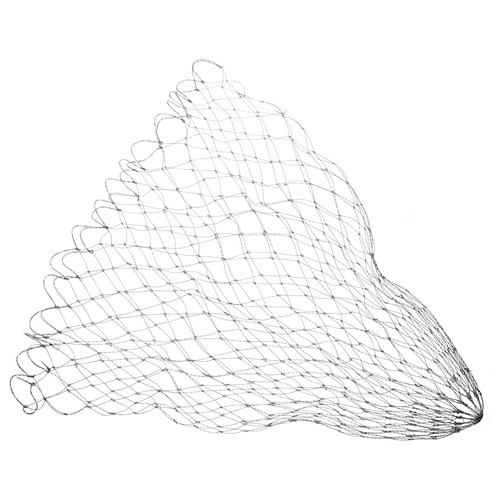 Rete da Pesca 60x40CM Rivestita in Gomma Dyneema Rete da Sbarco - Rete Grande 3,5cm CALDA - Foto 5 di 8