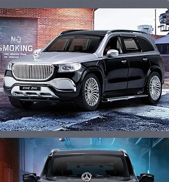 1/24 Maybach GLS 600 Model Car with Light and Sound Features