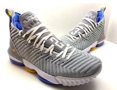 NIKE ZOOM LEBRON XVI MINNEAPOLIS LAKERS MPLS QS WOLF GREY 