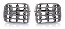 RENAULT CLIO II (1998-2001) COPPIA BOCCHETTE ARIA CONSOLA CENTRALE GRIGIO 