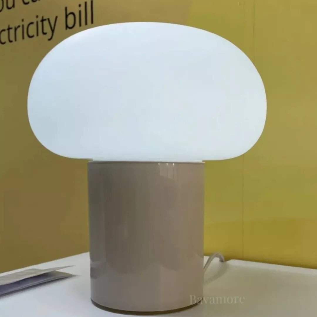 Ikea glass 2024 mushroom lamp