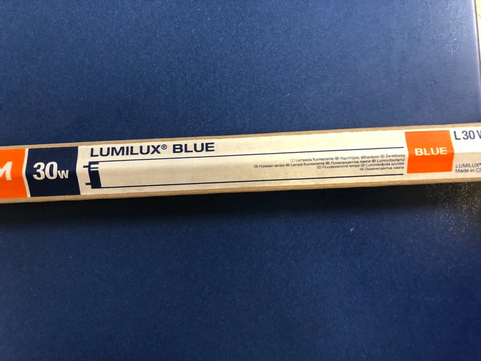 Leuchtstofflampe - OSRAM L 30W/67 Blau T8 26mm G13 MADE IN GERMANY Lampe - Bild 2 von 3