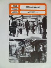 CARTE FICHE CINEMA 1960 TERRAIN VAGUE Danièle Gaubert Jean Louis Bras Maurice Ca