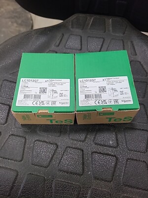 TeSys Deca LC1D12G7 Contactor 120V coil AC 3P 12A replace Schneider (Lot of 2) 
