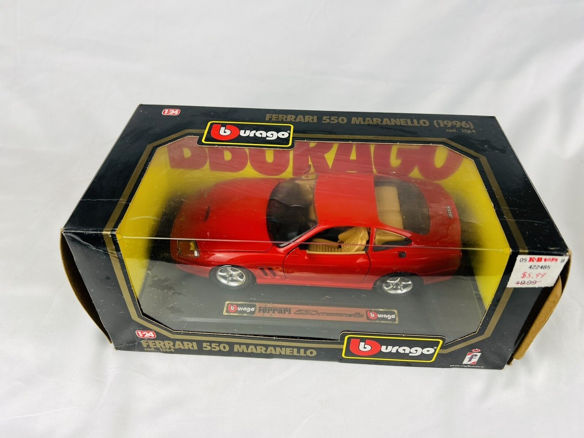 Burago Ferrari 550 Maranello red 1/24 COD 1564 DIECAST MODEL