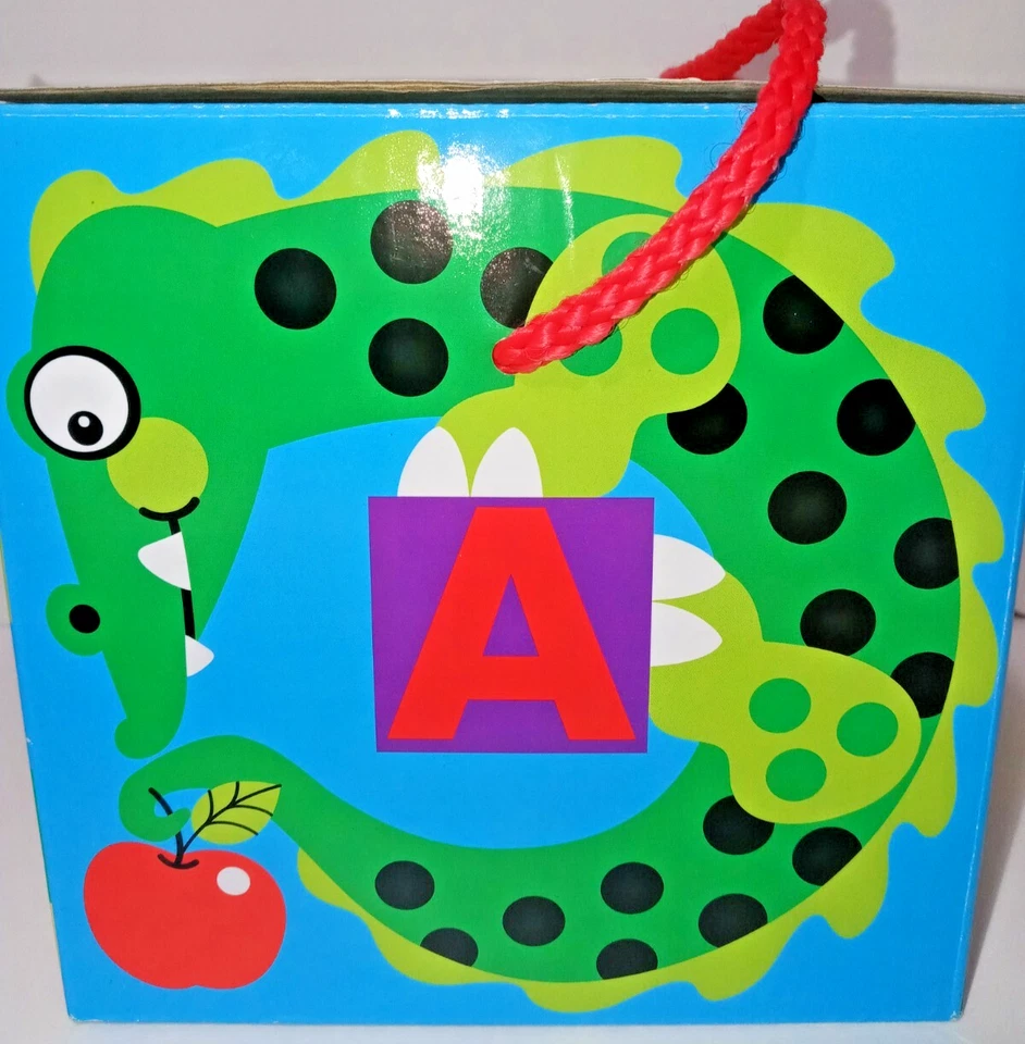 Melissa & Doug Alphabet Nesting & Stacking Blocks 10 Pcs 2+ Brightly Colored New - Image 4 of 4