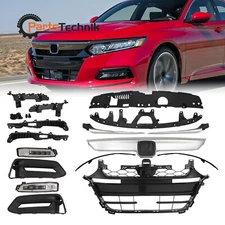 For 2018-2020 Accord Front Grille Molding Fog Light Bumper Bracket 16Pcs
