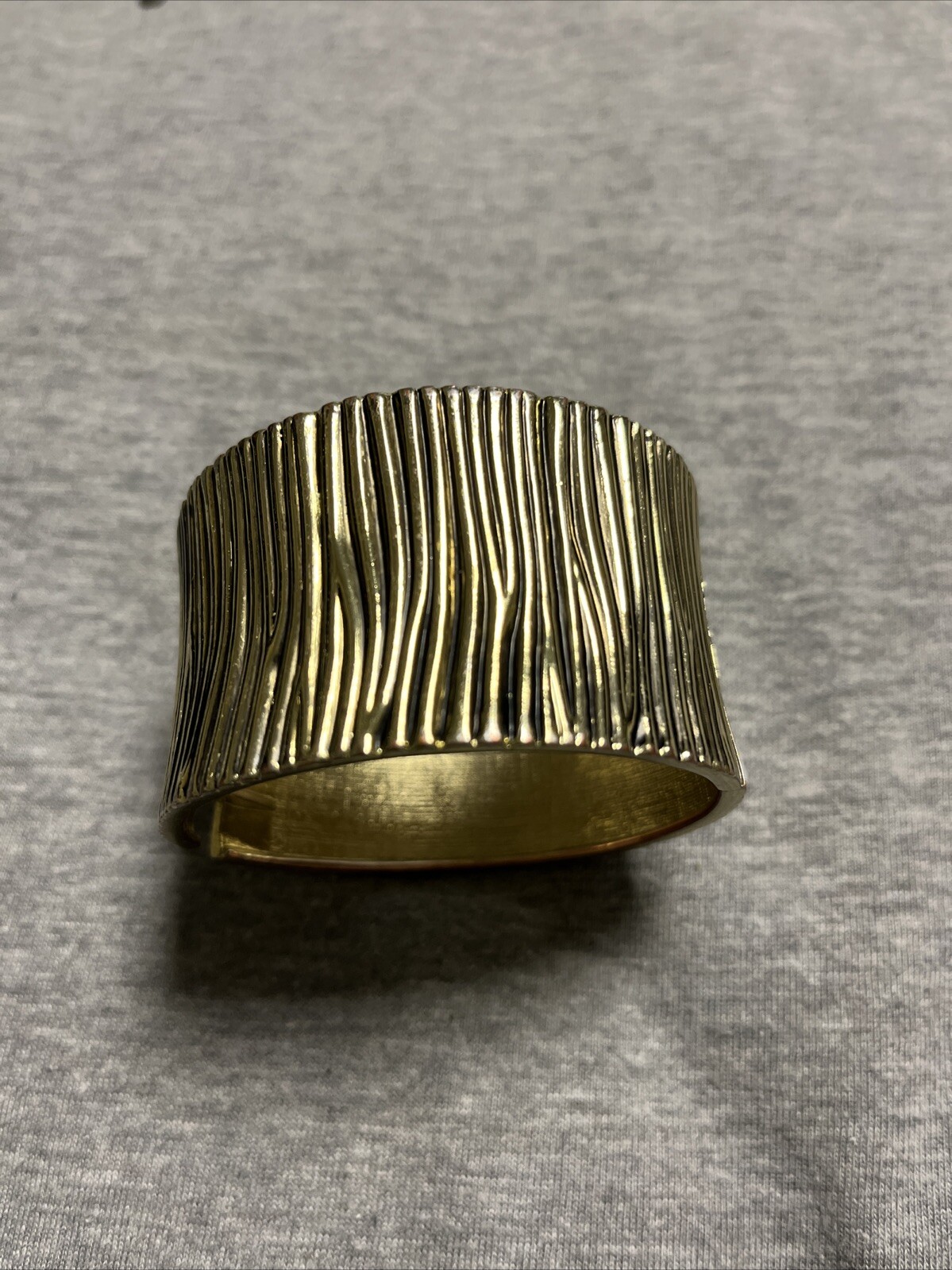 Cuff Bracelet Gold Tone Women’s Bracelet With Hinged Opening