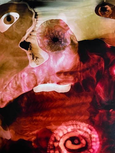 Jose Tonito Original Painting.LEGACY.Unique Organic Otherworldly art.Figures - Picture 2 of 3