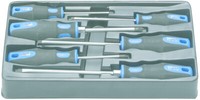 KS Tools Ergotorqueplus Schraubendreher-Satz, 6-Tlg. Schlitz, PZ (159.0020)