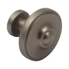 ARIEL Cupboard Kitchen Cabinet Door Drawer Pull Knob Pewter Effect Finish 33mm
