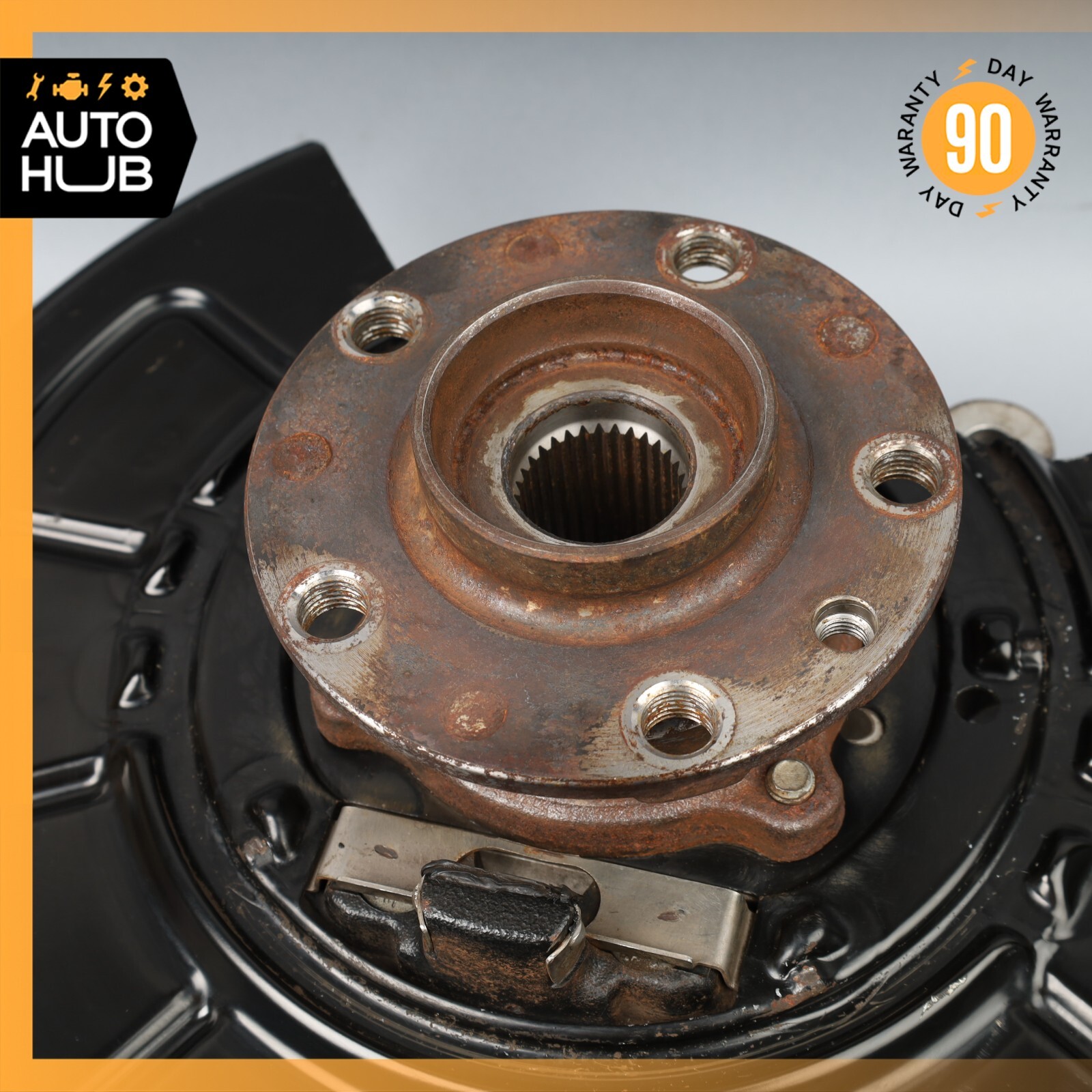 14-17 Maserati Quattroporte SQ4 M156 Rear Left Side Spindle Knuckle Hub OEM 69k