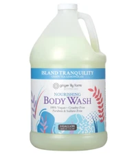 Ginger Lily Farms Nourishing Body Wash, 1 Gallon Refill, Green Tea & Lemongrass