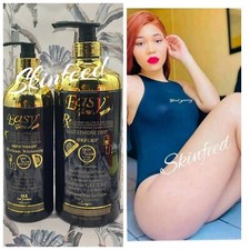 2pcs Easy Glow Glutathion H-C Whitening Body Lotion 538ml  SHOWER GEL 1000ml   