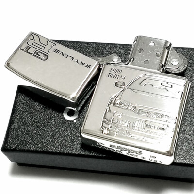 Zippo Nissan Skyline GT-R BNR34 1999 Double Sided Etching Zippo Nissan Skyline GT-R BNR34 1999 Double Sided Etching