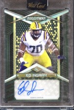 2020 Wild Card Alumination #AB-28 Ed Ingram Auto /50