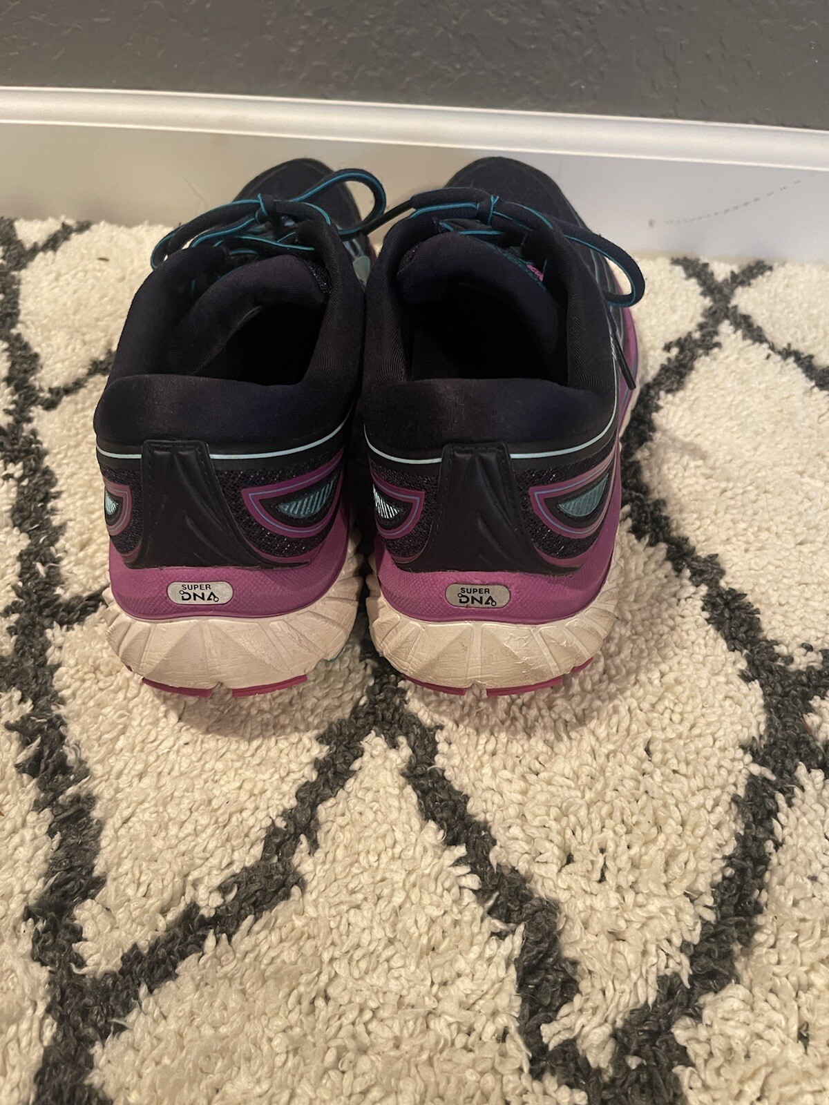 Brooks glycerin 15 tennis shoes blue purple white siz… Gem