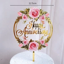 **STOCK CLEARANCE** HAPPY BIRTHDAY/ HAPPY ANNIVERSARY Cake Toppers