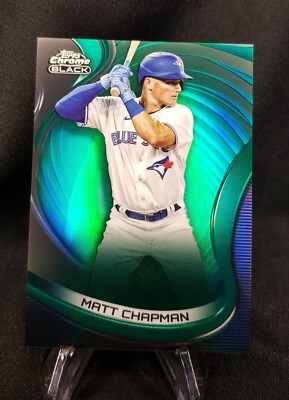 Topps Chrome Black 2022 - Matt Chapman - Green - Toronto Blue Jays /99