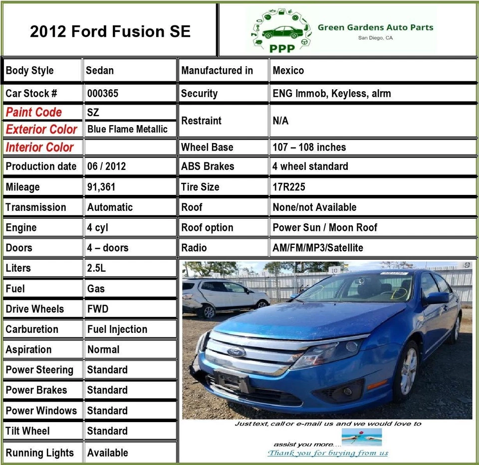 Ford Fusion 2010-2012 tapa bisagra izquierda y derecha izquierda/derecha lado conductor y pasajero M Foto 4 de 4