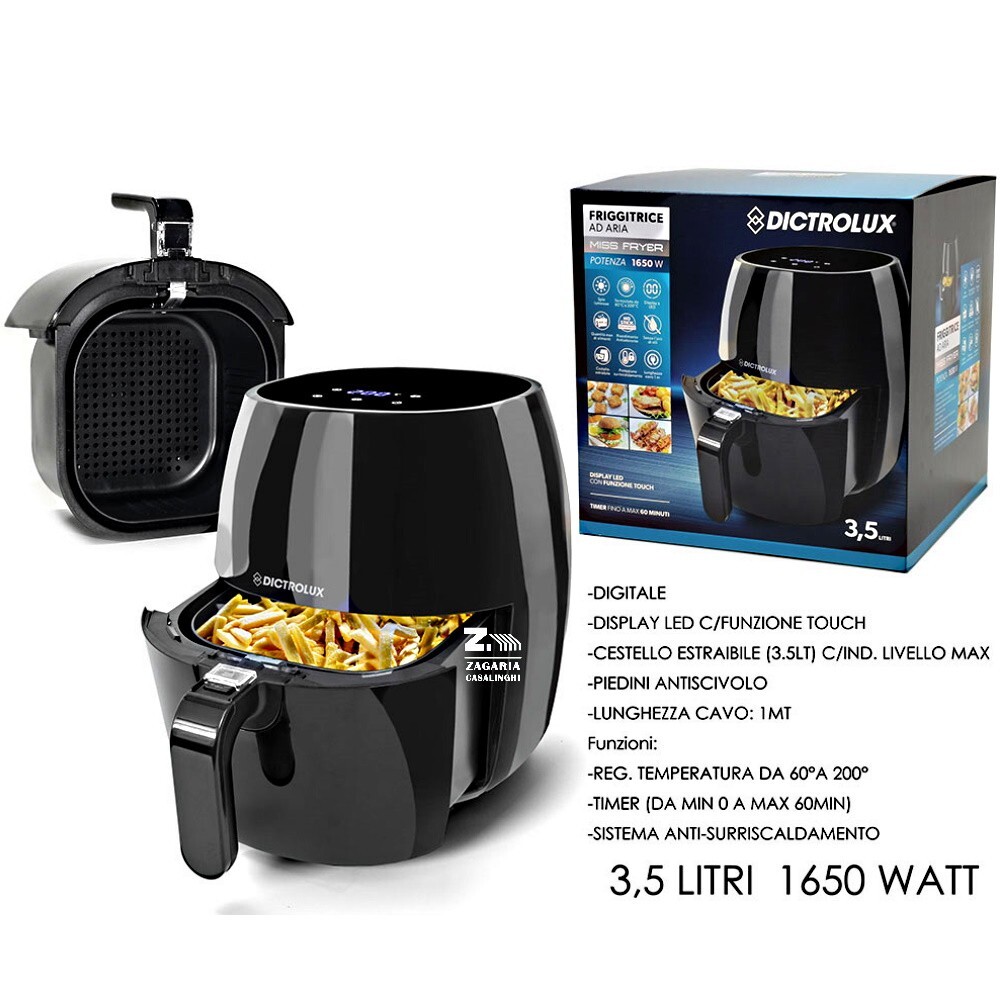 Friggitrice ad aria Miss Fryer 3,5 lt 1650 W foto 3