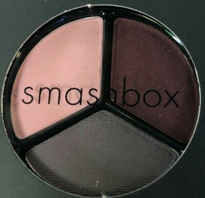 NIB     SMASHBOX PHOTO OP EYE SHADOW TRIO - PARFAIT  CABERNET  ASH  -  FULL SIZE