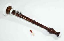 Handmade Bombard Chanter, Rosewood Bombard Chanter  2 Reeds with Hard Case