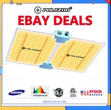 Phlizon P2000W Pro LED Grow Light Full Spectrum UV/IR Indoor Plants Hydroponics