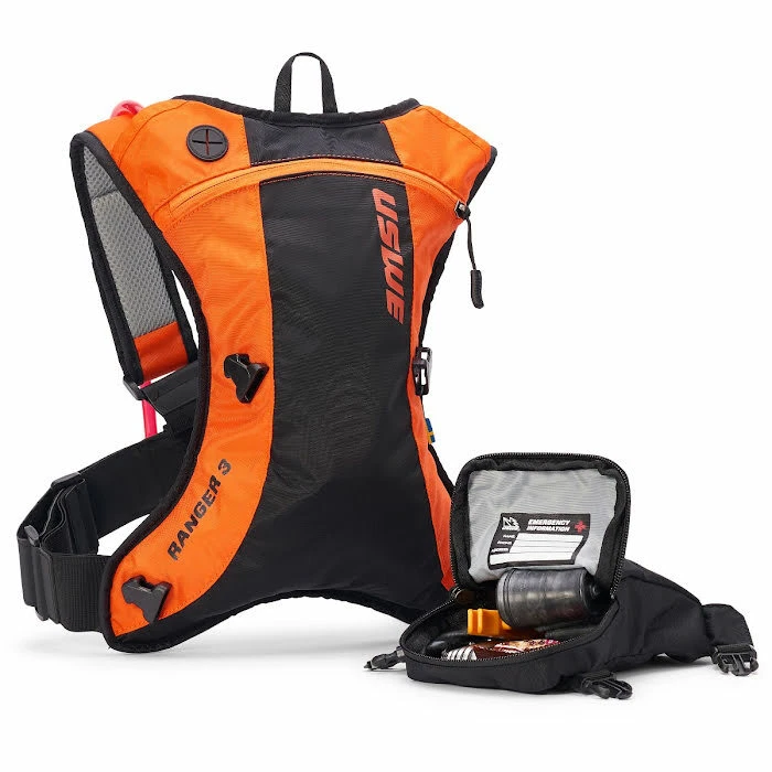 USWE Hydration Pack Ranger 3 Orange Black 2 Liter Litre Hydrapak Bladder  NEW | eBay