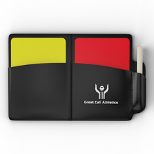 Great Call Soccer Referee Wallet Penalty Card Set Pencil, Game Sheets NFHS