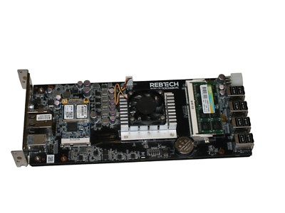 Rebtech 8 GPU Mining Host Motherboard PC 8GB RAM 64GB SSD Included Blockchain