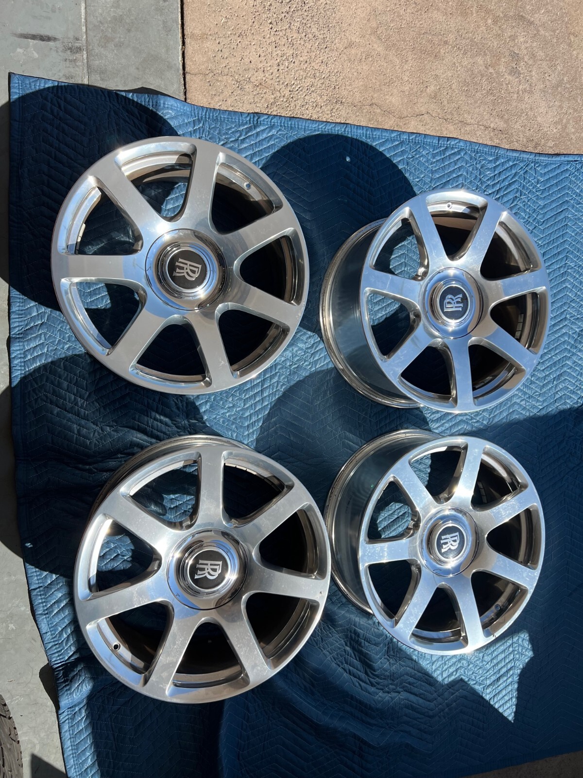 21” ROLLS ROYCE WRAITH, GHOST, DAWN 2014-2020 OEM Wheel Rim Front & Rear Set