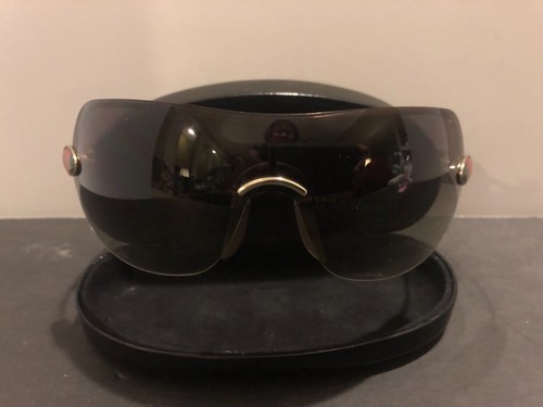 GUCCI OCCHIAL SOLE UNISEX SUNGLASSES GG 1854/S METALLO ORO/AVANA-MADE IN  ITALY | eBay
