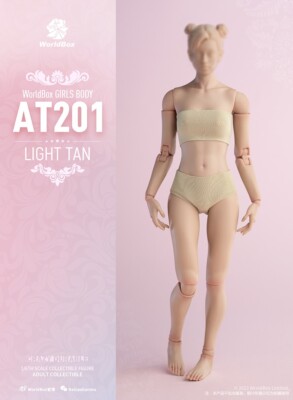 1/6【WorldBox】AT201 素体 iminitoys TBLeague Worldbox 1/6 Female Body AT201 Light Tan Models Basic Action