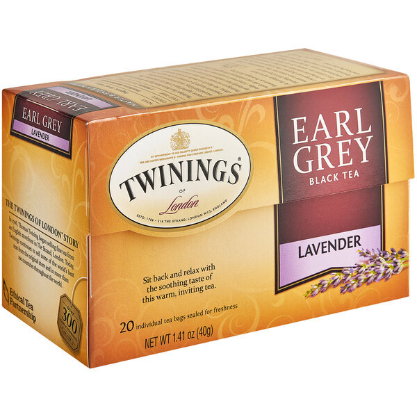 Twinings Earl Grey with Lavender Tea Bags - 120/Box | eBay