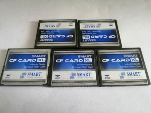 5PCS  SMART  256MB CF CARD XL INDUSTRIAL GRADE 256MB CF - 第 1/2 張圖片