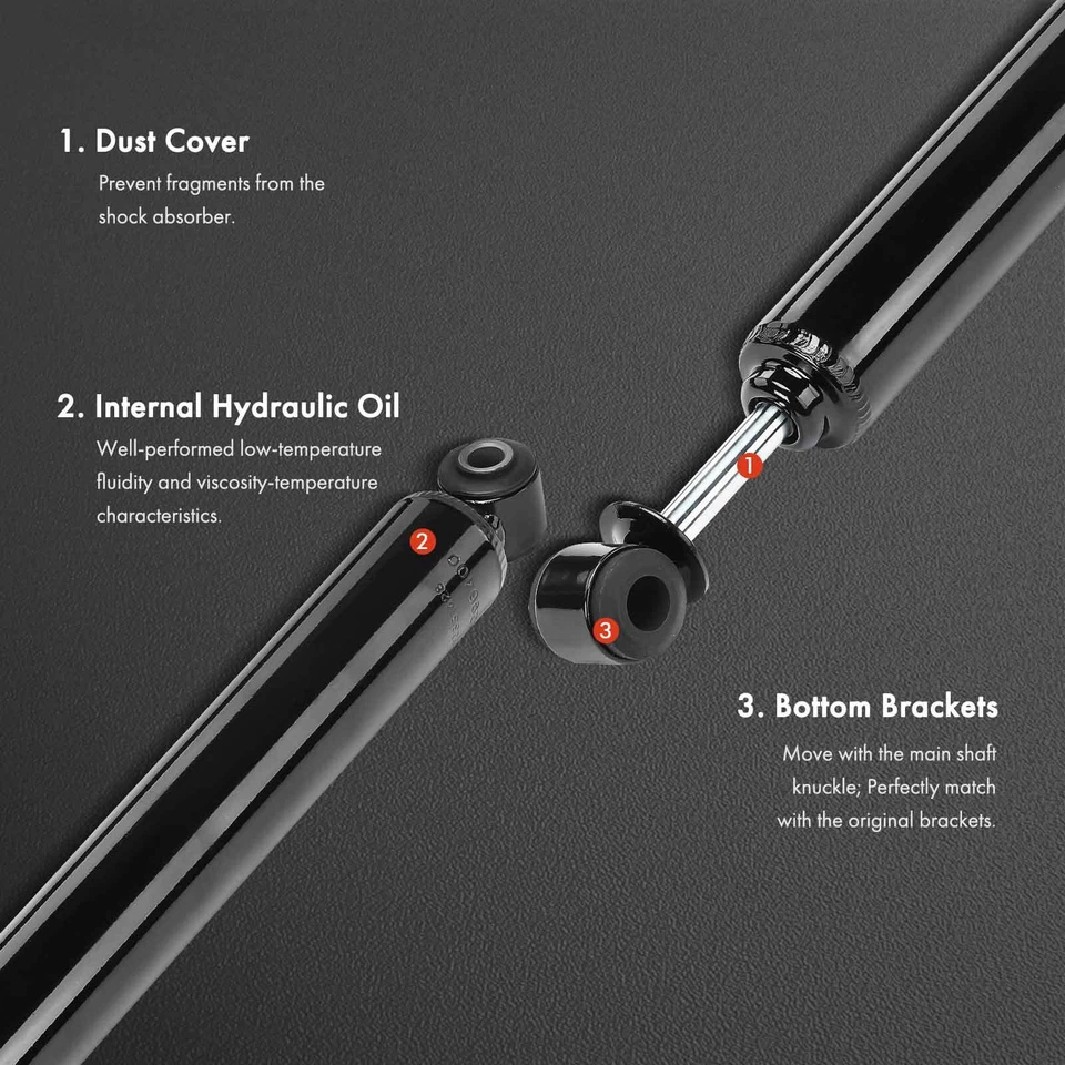 Amortiguador de dirección delantera para Dodge Ram 1500 Ram 2500 Ram 3500 2000-2008 52106909AC Foto 3 de 4