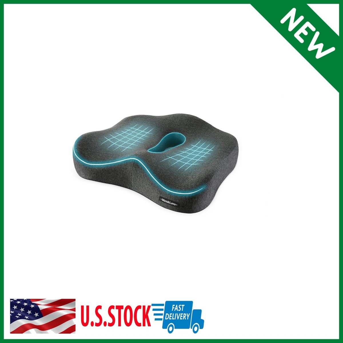 Orthopedic Seat Cushion Pillow For Sciatica Prostate Tailbone