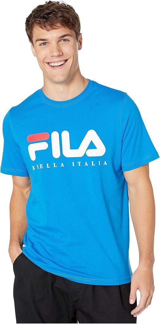 T shirt maglietta uomo Fila Biella Italia blu grigio grigio navy bianco rosso rosa S M L XL